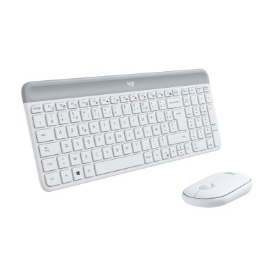 LOGITECH Clavier + Souris  MK470 Blanc