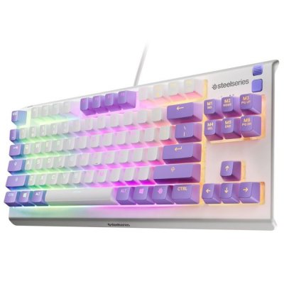 STEELSERIES Clavier  gaming filaire Azerty Apex 3 TKL Am&eacute;thyste