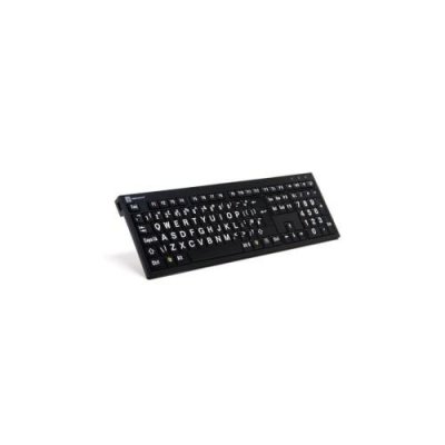 LOGICKEYBOARD Clavier XL-Print Nero LKB-LPWB-BJPU-EN Avec Fil USB AZERTY FR Noir