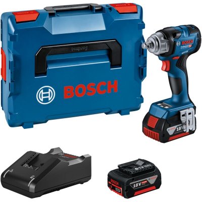 BOSCH Cl&eacute; &agrave; Chocs  GDS 18V-330 HC (2 x 5,0 Ah GAL18V-40 L-Boxx 136)