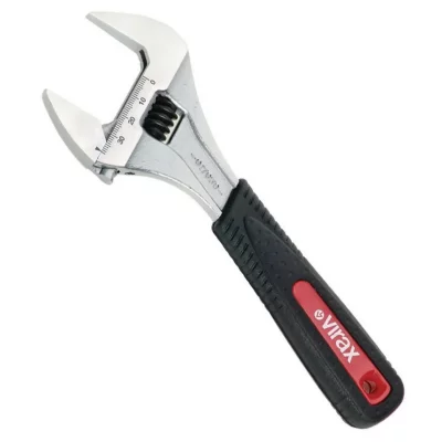 VIRAX Cl&eacute; &agrave; Molette 8''-10''-12'' ouverture large SoftTouch 
