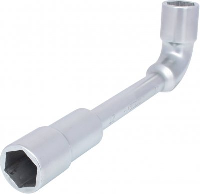 KS TOOLS Cl&eacute; &agrave; pipe d&eacute;bouch&eacute;e chrome mat, 27 mm 6 pans   517.0427