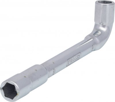KS TOOLS Cl&eacute; &agrave; pipe d&eacute;bouch&eacute;e KS chrom&eacute; mat, 8 mm  6 pans  517.0408