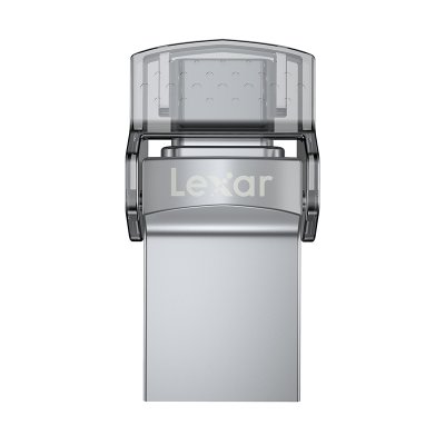 LEXAR Cl&eacute; Dual Drive USB 3.0  JumpDrive D35c 64 Go Gris 