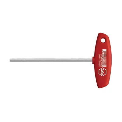 WIHA Cl&eacute; m&acirc;le avec manche en t Six pans nickel&eacute;e brillante 6.0 mm (00924) - 