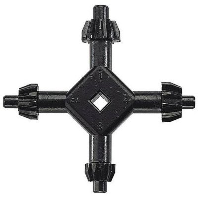 WOLFCRAFT Cl&eacute; mandrin porteur &agrave; cl&eacute; cylindrique , Diam.7 mm acier
