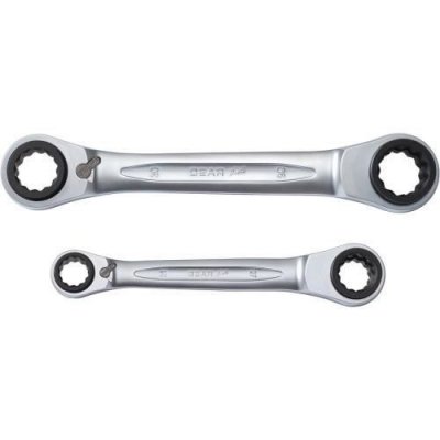 KS TOOLS Cl&eacute; polygonale &agrave; cliquet r&eacute;versible 4 en 1 Gearplus 30X36-32X34  503.4554