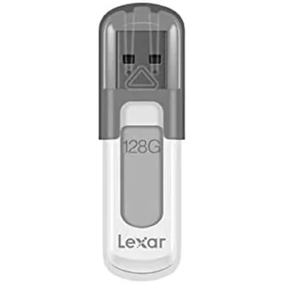 LEXAR Cl&eacute; USB 128Go JumpDrive  3.0 V100 grise