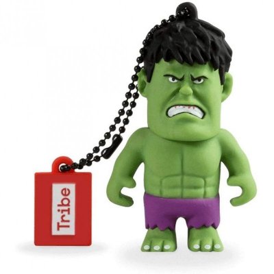 TRIBE Cl&eacute; USB 16 Go Hulk - M&eacute;moire Flash Drive 2.0 Originale Marvel Avengers,  FD016502