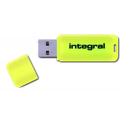 INTEGRAL Cl&eacute; USB 2.0  Neon 64 Go Jaune
