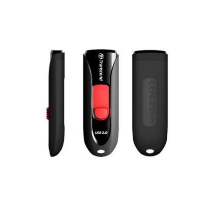 GENERIQUE Cle usb 2.0 transcend jetflash 590 - 16go noir rouge ts16gjf590k