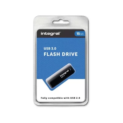 INTEGRAL Cl&eacute; USB 3.0  16 Go Noire