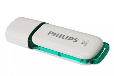 PHILIPS Cle USB 3.0  FM08FD75B Snow edition 3.0 8Go Blanc