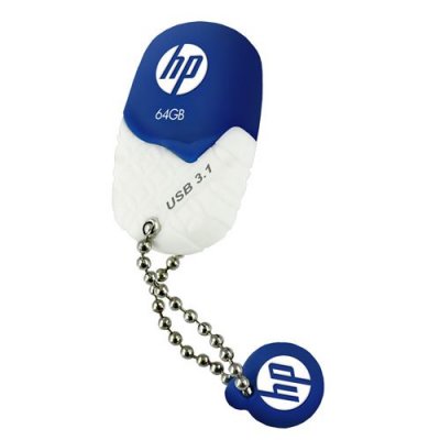 HP Cl&eacute; USB 3.1  X780W 64 Go en caoutchouc-Bleu