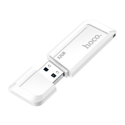 HOCO Cl&eacute; USB 32 Go USB 3.0 Transfert / Lecture Rapide Compact Hoko Blanc