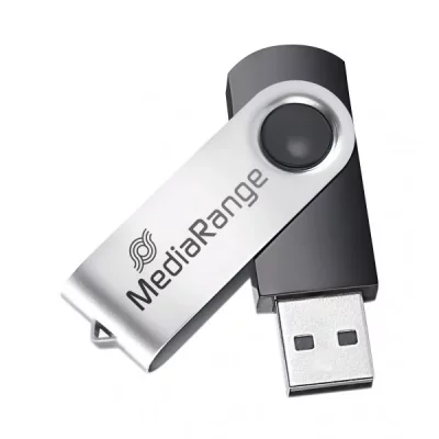 MEDIARANGE Cl&eacute; usb 32go  2.0 argent 