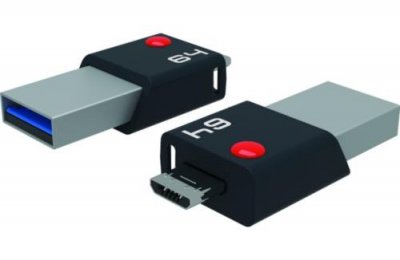 EMT Cl&eacute; USB 64Go EC Mobile & Go OTG USB 3.0 - Sous blister 