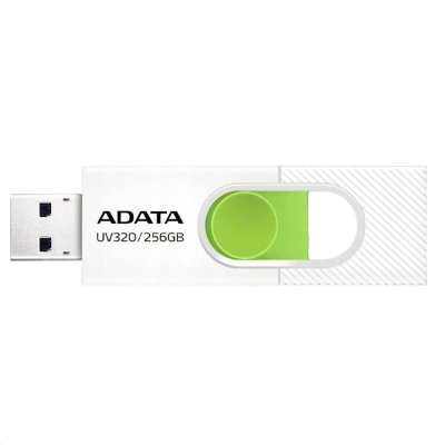 ADATA Cl&eacute; USB  UV320 256 Go - Blanc, Vert - USB 3.2