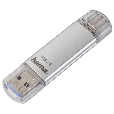 HAMA Cl&eacute; USB C-Laeta, USB3.1/USB3.0 TypeC, 32GB, 40MB/s, argent 