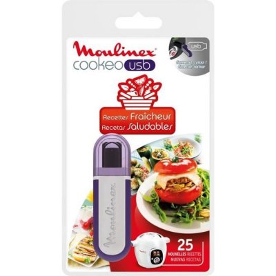 SEB Cl&eacute; USB Cook&eacute;o 25 recettes FRAICHEUR Moulinex XA600511