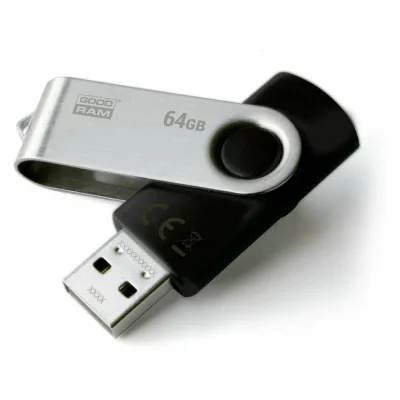 GOODRAM Cl&eacute; Usb  Twister Noir 2.0 64 Gb 