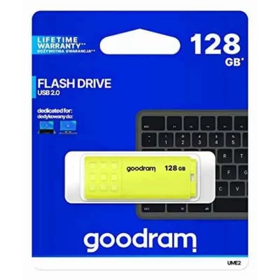 GOODRAM Cl&eacute; usb  ume2 usb 2.0 5 mb/s-20 mb/s jaune 128 gb - usb 2.0