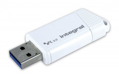 INTEGRAL Cl&eacute; usb int&eacute;grale INFD128GBTW3.0 Usb 3.0 128 Gb blanche / noire 