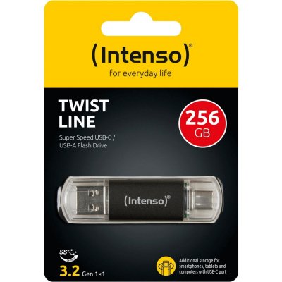 INTENSO Cl&eacute; USB  256GB Twist Line USB 3.2