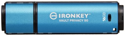 KINGSTON Cl&eacute; USB  Cl&eacute; 16Go USB 3.2 Vault Privacy 50 IKVP50/16GB