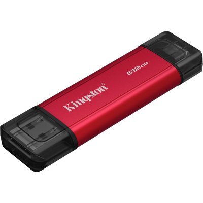 KINGSTON Cl&eacute; USB >   Cl&eacute; USB  512GB DUAL PORTABLE SSD USB-A/C