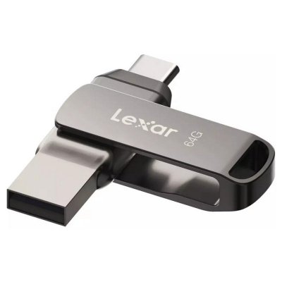 LEXAR Cl&eacute; USB  Cl&eacute; 64Go USB 3.1 + Type C JumpDrive D400