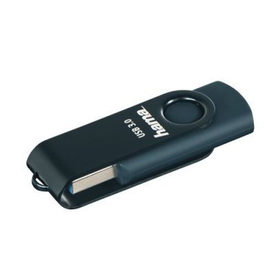 HAMA Cl&eacute; USB Rotate, USB 3 .0, 64GB, 70 MB/s, bleu p&eacute;trole 