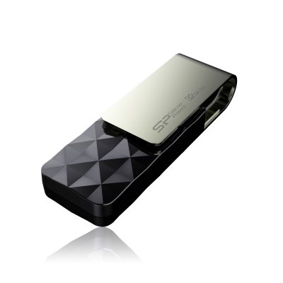 SILICON POWER Cl&eacute; USB -  - B30 - 32 Go - USB 3.0 - Gris