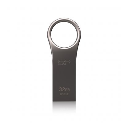 SILICON POWER Cl&eacute; USB  Jewel J80 32 GB Titane 
