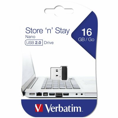 VERBATIM Cl&eacute; USB STORE 'N' STAY NANO USB 16GB 