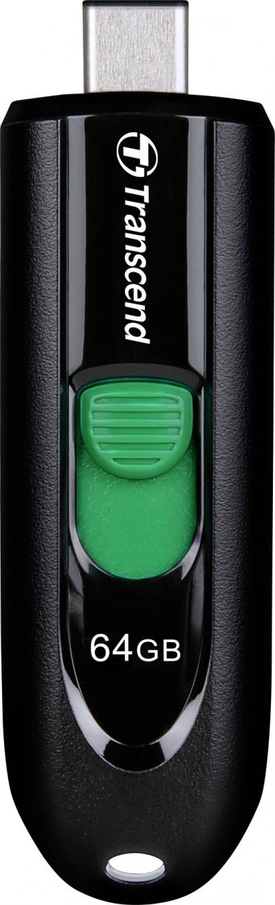 TRANSCEND Cl&eacute; USB  JetFlash 790C 64 Go Noir - Type USB-C 