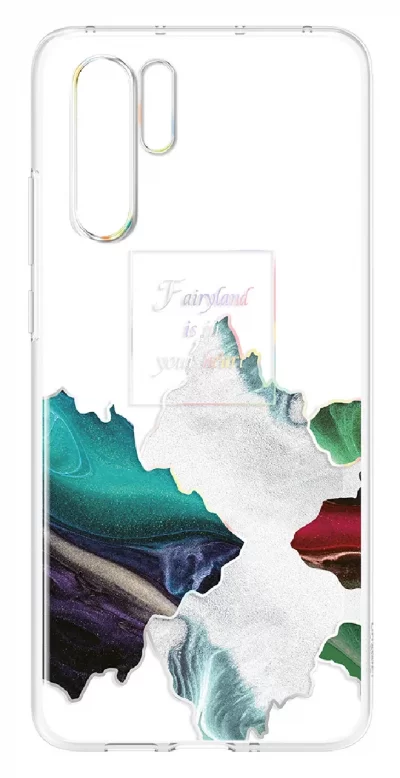HUAWEI Clear Case Cover for P30 Pro (New Edition), glacial fairyland