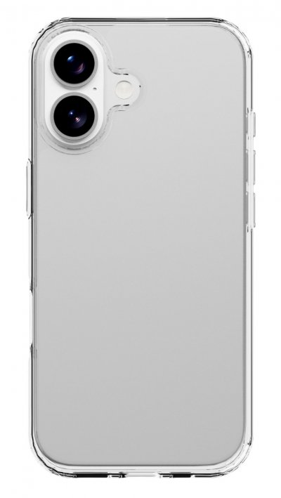 CELLULARLINE Clear Strong - iPhone 17 Coque rigide avec bords en caoutchouc