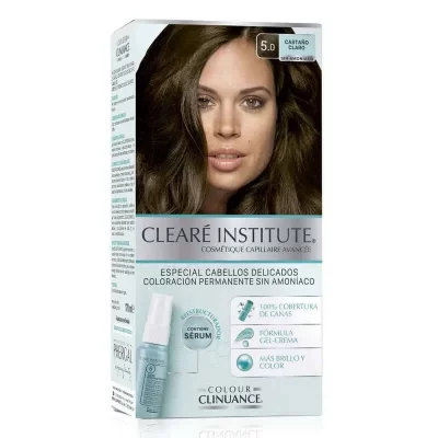 COLOUR CLINUANCE Clear&eacute; Institute Coloration 5.0 Ch&acirc;tain Clair Cheveux D&eacute;licats