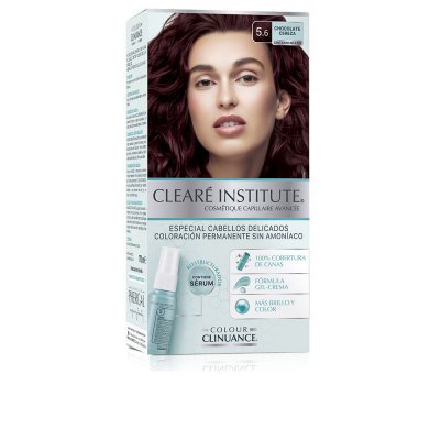 CLEARE INSTITUTE Clear&eacute; Institute Coloration 5.6 Chocolat Cerise Cheveux D&eacute;licats