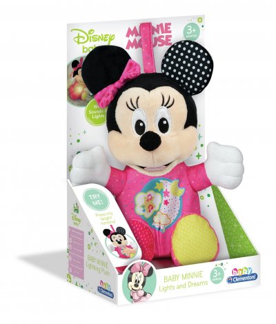CLEMENTONI  - Baby Minnie Lightin Plush Peluche Multicolore 17207