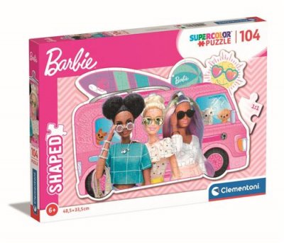 CLEMENTONI  Barbie Puzzle 104 Pieces Rose