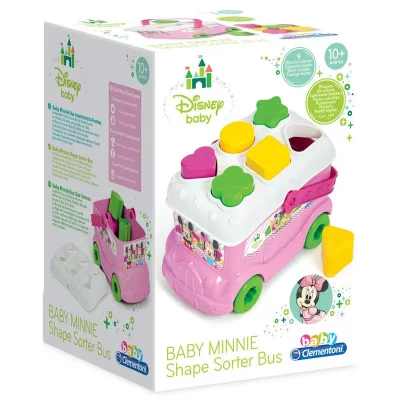 CLEMENTONI  Disney Baby  - Le bus des formes de Minnie - Jeu d'&eacute;veil