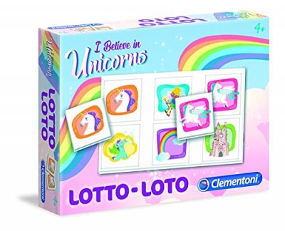 CLEMENTONI  Jeu de Loto - Licornes - Jeu educatif