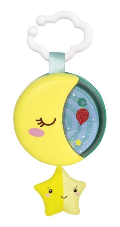 CLEMENTONI  peluche musicale Sleepy Moon jaune 25 cm