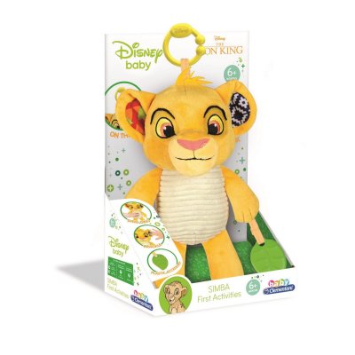 CLEMENTONI  - Roi Lion - Peluche Premi&egrave;res activit&eacute;s