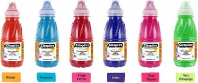 GENERIQUE Cl&eacute;op&acirc;tre - EAD250x6B - Encres &agrave; dessiner - Lot de 6 x 250 ml