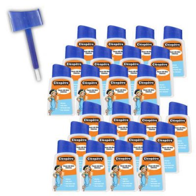 CLEOPATRE  - Flacon Vide + Pinceau - Lot De 12 Flacons De 80ml