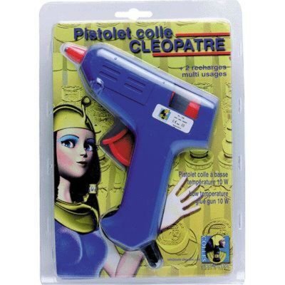 CLEOPATRE Cl&eacute;op&acirc;tre Mini Pistolet &agrave; colle 20 W + 1 Support + 2 Batons