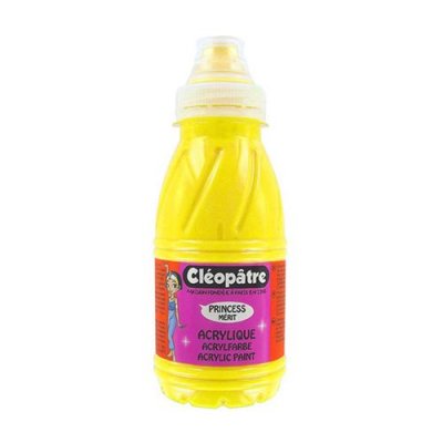CLEOPATRE  - PAM250-7 - Peinture Acrylique Princess Merit - Jaune dor&eacute; - Flacon 250 ml